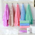 SAOYOAS Set-5 Pack, 29.5 13.8Large Premium Coral velvet Washcloths Ultra Soft & Highly Absorbent Face Towels for Bath