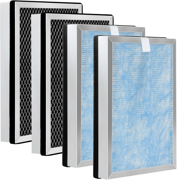 Upgraded 25 Replacement Filter, Compatible with 25 S1/W1/B1 Air Purifier, 4 in 1 Stage, 4-Pack