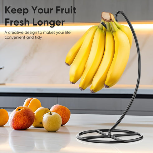 Beesini 2 Pack 15LB Counter, Banana Holder, Banana Tree Stand Metal, Banana Stand Holder, Holds Up to Banana or Grape