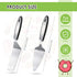 2 Pieces Stainless Steel Pie Server Set, Cake Cutter Serrated Spatula for Cutting and Serving Desserts, Brownies