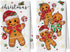 Artoid Mode Gingerbread Candy Christmas Bar Kitchen Towels, 12x24 Inch Quick Dry