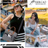 TuErCao Insulated Lunch Bag for Women, Leakproof Soft Cooler Lunch Box for Work, Picnic Travel, Stripes