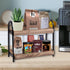 Countertop 2 BDBDYEAY Bathroom Organizer, Tier Vanity Organizer and Storage for Cosmetic Skincare Perfume, Wood Bead