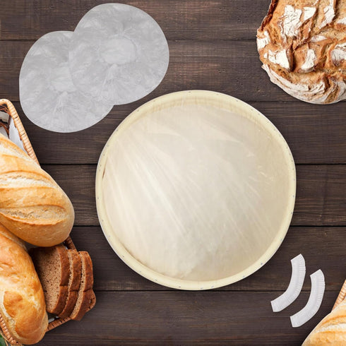 QUPIVA 120pcs Shower Caps for Sourdough Bread, Reusable Bowl Covers for Proofing, Plastic Bread Covers With Elastic