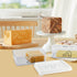 Yomjarl 2 Pcs Cheese Container for Refrigerator,Cream Cheeses Storage Box,Cheese Keeper with Airtight Lid and Time