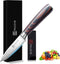 PAUDIN Paring Knife, 3.5 Inch High Carbon Stainless Steel, Ultra Sharp Small Kitchen Knife with Gift Box