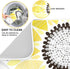 Sunflowers Dish Drying Mat for Kitchen, 16x18 Microfiber Absorbent Reversible Mat