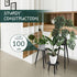 20.5" Uneedem Indoor Plant Stand Wood Mid Century Plant Stand for Indoor Plants, Modern Plant Table, Tall Plant Holder