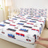 Sets Erosebridal Cartoon Train Bedding Red Blue Train Fitted Sheet for Boys Child,Kids Vehicles Bed Sheets Kids Car