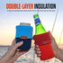 Bottle Cap 2-in-1 Cozy 12 oz, 16oz+ Can and Bottle Sleeve - Insulated Fits Cans, Bottles & Coffee Cups. Keeps Drinks