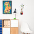 BESTOYARD Wall Mounted Clothes Hooks, Metal Hangers Sculpture Decor for Kids Soccer Door Office