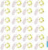 24 Packs Fairy Lights Battery Operated LED String Light 10.2FT 30LEDs Waterproof