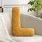 huraty Alphabet L Pillow Ginger Initial Letter Cushion Decorative Nursey Pillow Lambs