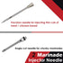 Stainless Steel Turkey Baster with Cleaning Brush - Food Grade Syringe Baster for Cooking & Basting with Needles