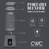COOK WITH COLOR Mini Portable Blender - 250W Power, 12oz Capacity, Stainless Steel Blade, Wireless/USB Rechargeable, Grey by COOK WITH COLOR