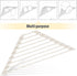 Tomorotec Compact Silicone-Coated Triangle Dish Drying Rack for Sink Corner - Foldable Stainless Steel Over-The-Sink