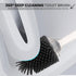 ToiletBuddies Set 2 1 Set Toilet Brush & Plunger - Toilet Bowl Brush and Holder, Refillable Liquid Dispenser Brush