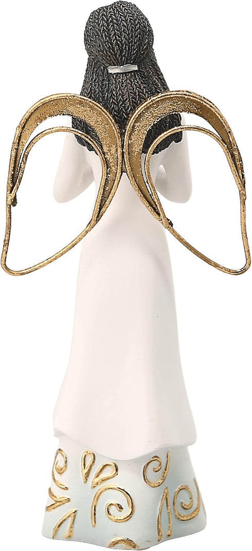 Pavilion Gift Company Mother You are A Blessing, 5.5 Inch African American Praying Collectible Resin Angel Figurine