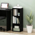 3-Tier Furinno Pasir No Tool Assembly Open Shelf Bookcase, Blackwood