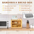 Countertop, Bread Box for Kitchen Double-layers large Bread Container with Transparent Door, Bread Storage&Multiple