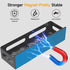 6 Pack 4 Sevenblue Strong Magnetic Spice Rack for Refrigerator, Multipurpose Magnetic Shelf for Fridge with Hooks