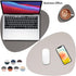 Set 6 Set 6) Myir JUN Placemats, Dual-Sided Placemats Waterproof Faux Leather Placemats of Place Mats and Coasters