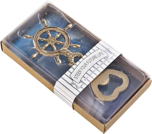 Rudder Bottle Opener - Nautical Gifts for Boater, Nautical Decor, Birthday Gift for Sailor in Gift Box