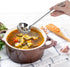 304 Stainless Steel Serving Utensil Set, Skimmer Slotted Spoon and Soup Ladle, Rustproof, Heat Resistant, Dishwasher