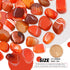 Hilitchi Reddish Brown Agate Stone - Tumbled Stones for Plants, Cacti & Succulents Bedding, 1lb (455g)/Bag