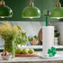 Namalu St. Patrick's Day Shamrock Paper Towel Holder - Rustic Decor for Kitchen and Bathroom, Countertop Dispenser