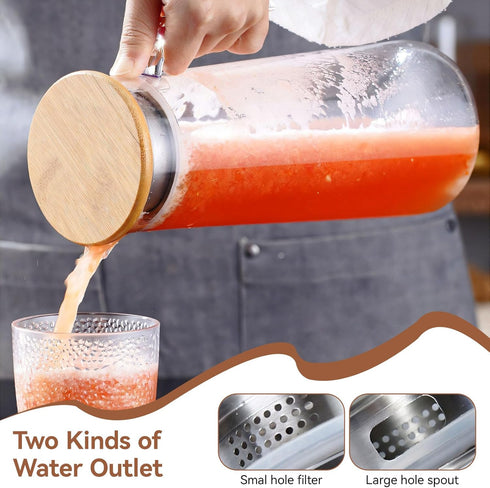 40 Oz Milk(1PCS, Acrylic Water Pitcher with Lid, Small Plastic Transparent Iced Tea Water Jug Drink Pitcher Beverage