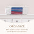 Hayden Hill Luxury Organic Cotton Sweater & Blanket Storage Bag, 20" Fits 9 Cashmere Sweaters, Moth Proof Bag