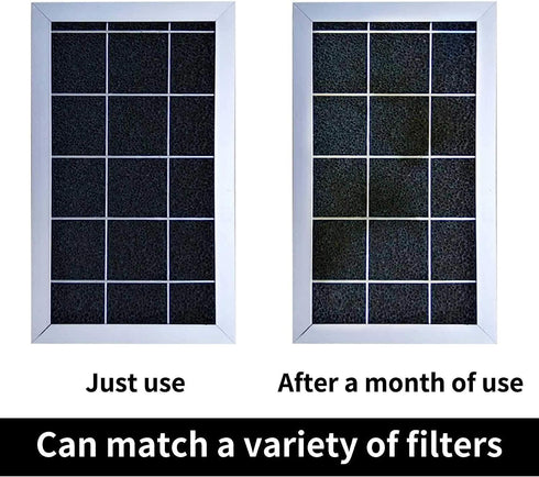 Carbon Fabric Filter Replacement, Cut To Fit Charcoal Hepa AC Vent Filter, Activated Carbon Air Filter Fabric Sheet 16