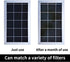 Carbon Fabric Filter Replacement, Cut To Fit Charcoal Hepa AC Vent Filter, Activated Carbon Air Filter Fabric Sheet 16