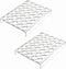 IEEK Clear Acrylic Coffee Pod Organizer Tray, 2 Pack of 35 Slots K Cup Holder for Office Kitchen Counter or Drawer