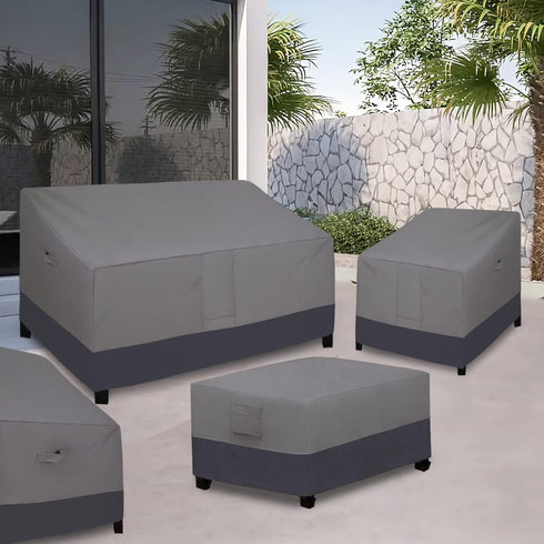(36" Lx22 Wx16 Easy-Going Patio Coffee Table Cover Small Outdoor Rectangular Table Cover, UV Resistant Waterproof Patio