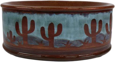 Ebros Rustic Southwestern Desert Cactus Bathroom Accent Figurine, Resin Decorative Bar Soap Dish