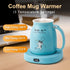 Set, 3-Temp Settings, 8H Bsigo Coffee Mug Warmer & Cute Cat Mug Candle Mug Warmer for Home & Office, Electric Smart