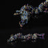 LIYAOLI 3D 15 Inch Large Metal Printed Articulated Chinese Dragon Figurine Statue Bookshelf Decor Three Color Flexible