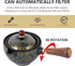 Set 360 Chinese Ceramic Teapot Classical Porcelain Chinese Gongfu Tea Rotation Ceramic Teapot with Tea Strainer