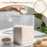 Set 2(9.5L/10Qt), Sets ComSaf Rice Container of Large Airtight Food Storage Containers with Lid and Rice Washer