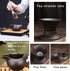 CAISANG Sets 12 PACK Set Travel Tea Ceramic Teapot, Chinese Tea Pot Cup with Tray Infuser,Purple Clay