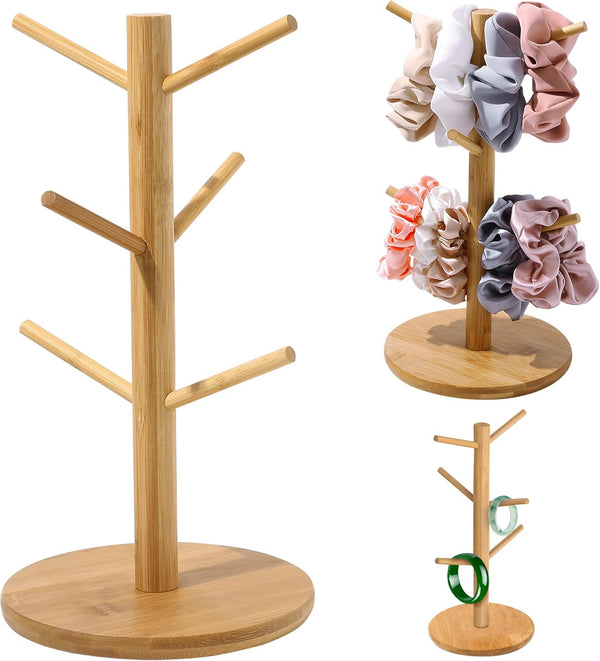 Scrunchie Holder Organizer Stand, Cute Jewelry Hair Tie Organizer for Girls Bedroom, Perfect Hair Dresser Display