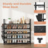 5 20-25 Closet, Tier Shoe Rack, Shoe Organizer Storage for Pair Boot and Sneaker, Stackable Free Standing Shoe Shelf