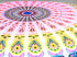 22" CRAFT KALA Floor Pillows Cover for Sitting, Large Meditation Cushions Cover for Adults, Bohemian Mandala Round Pouf