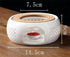 Bamboo's Grocery LoKii 6 Inches Ceramic Teapot Warmer with Cork Cushion, Teapot Heater, Tea Light Warmer, Suitable