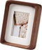 Youncewooder 3x4 Picture Frame with 2x3 Mat - Natural Walnut Wood small Rustic