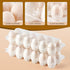YIFIHGE 60 Pack Commercial 26 Duck Egg Cartons Jumbo Egg Cartons Cheap Bulk with Sticker Labels Clear Empty Plastic Egg