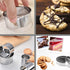 Stainless Steel Round Cookie Cutter Set, 12 Circular Biscuit Cutters, Round Donut Ring Molds for Baking 1.2 Inch Height