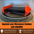 Maconee Microwave Sandwich Maker | Microwave Grill Cheese Maker | Fast Cooking and Dishwasher Safe (Orange)